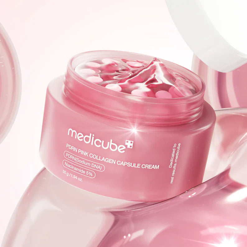 medicube PDRN Creme Cápsula de Colagénio Rosa