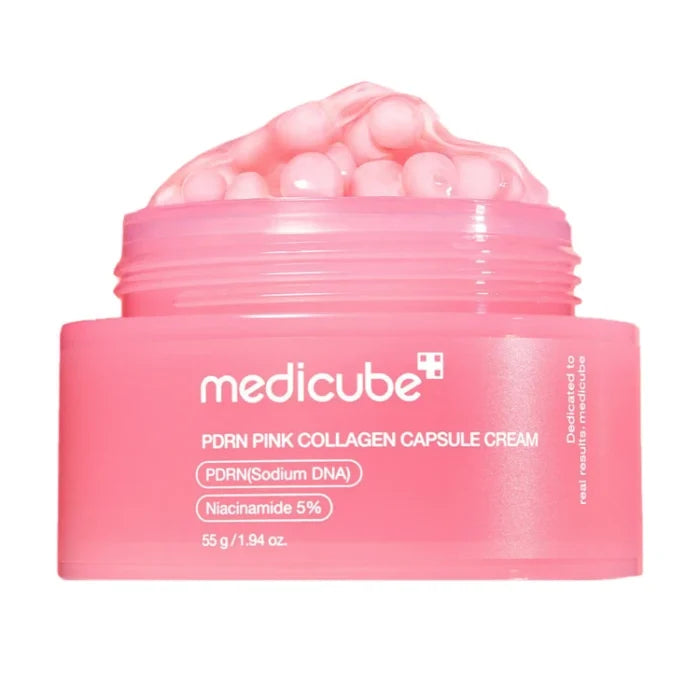 medicube PDRN Creme Cápsula de Colagénio Rosa